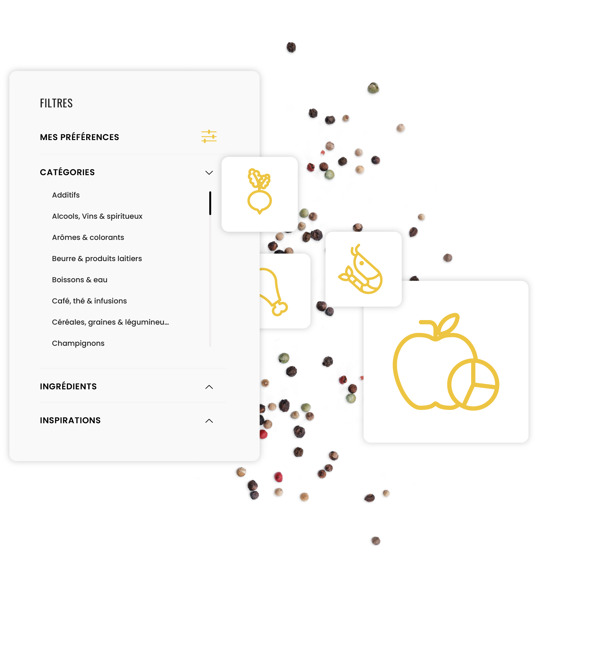 Base de données produits ChefsTouch